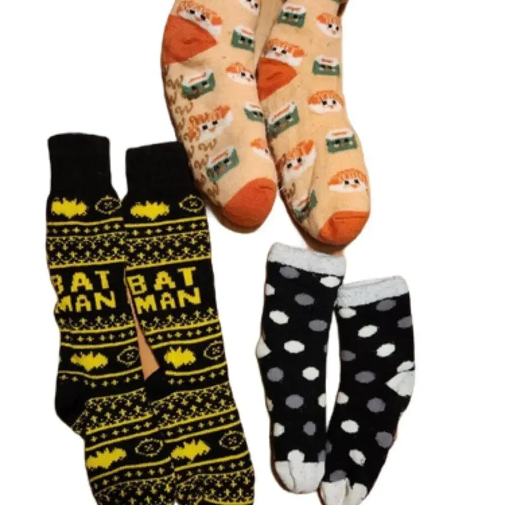 BarmanWinter Lounge Socks || Set of 3 kids Large